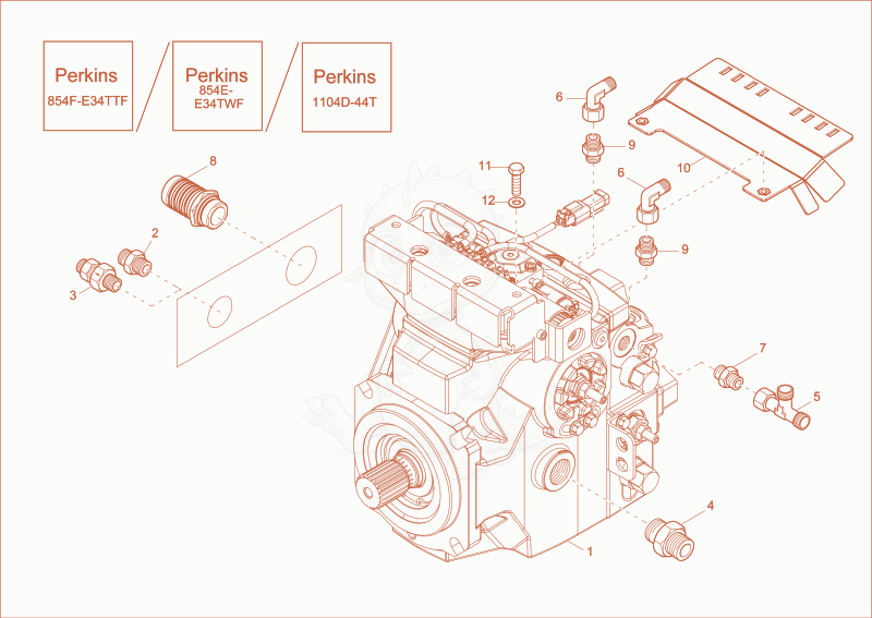 Exploded parts diagram of the hydraulic pump of a Wacker Neuson DW90, with numbered balloons