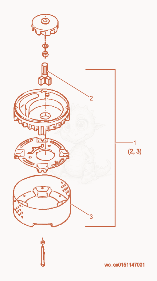 Exploded parts diagram of the Sand Kit of a Wacker Neuson PS32200, with numbered balloons