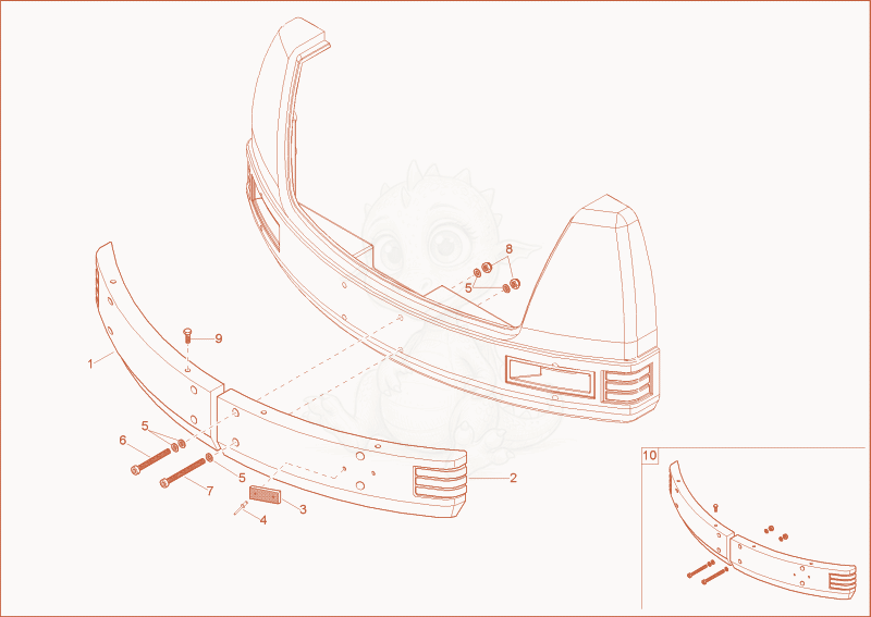 Exploded parts diagram of the COUNTERWEIGHT (OPTION) of a Wacker Neuson 12002RD, with numbered balloons