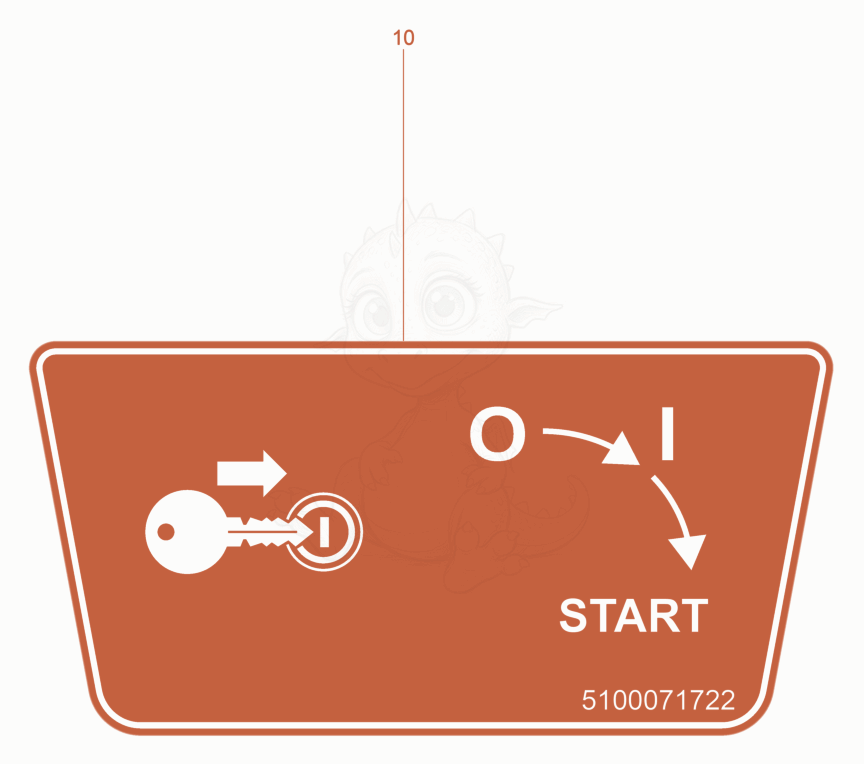 Exploded parts diagram of the Labels Basic of a Wacker Neuson DPU6260H, with numbered balloons