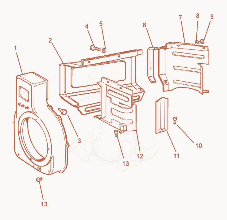 Exploded parts diagram of the Covers of a Wacker Neuson RT820HT, with numbered balloons