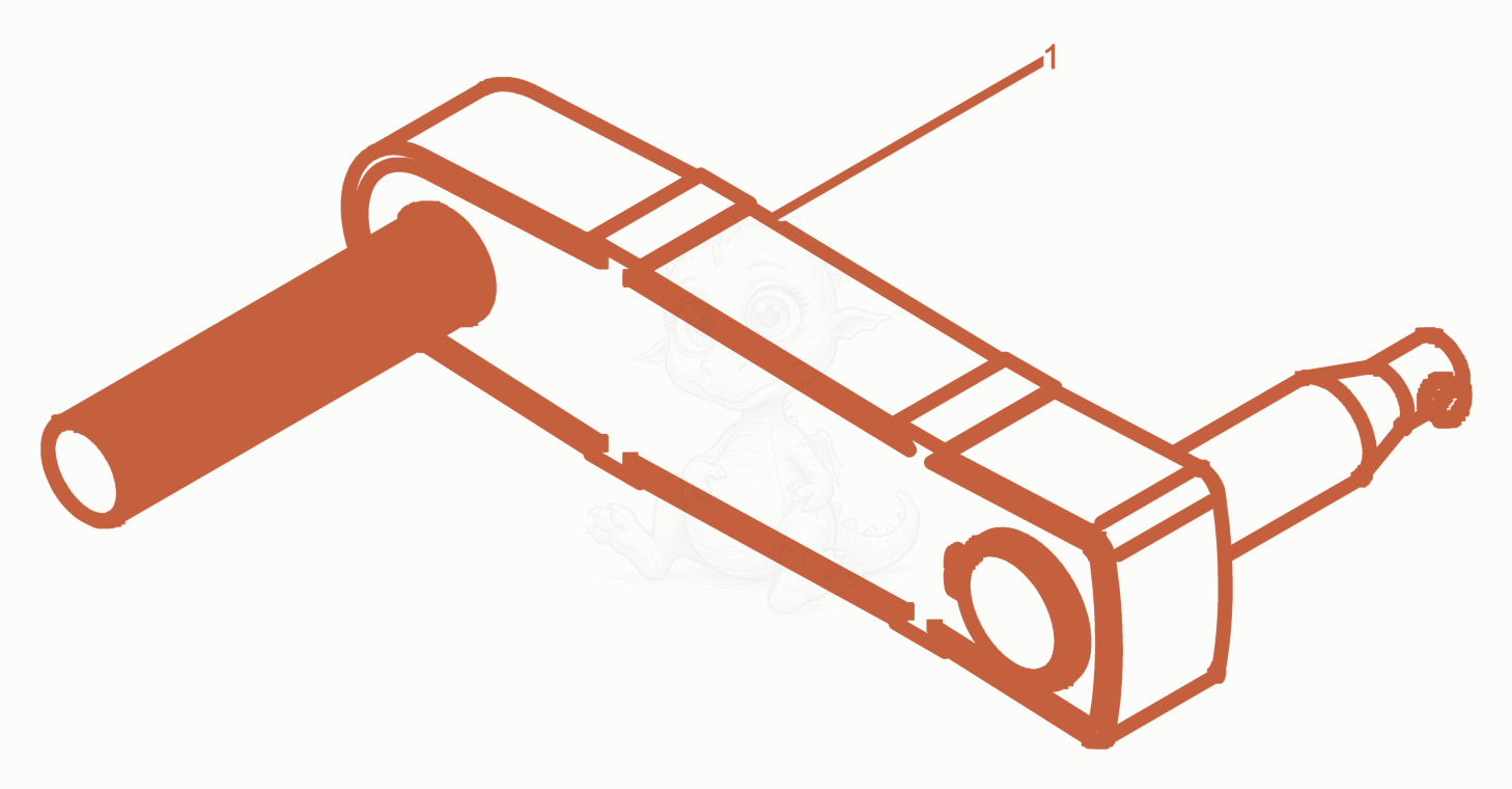 Exploded parts diagram of the Starting crank of a Wacker Neuson DPU5545H, with numbered balloons