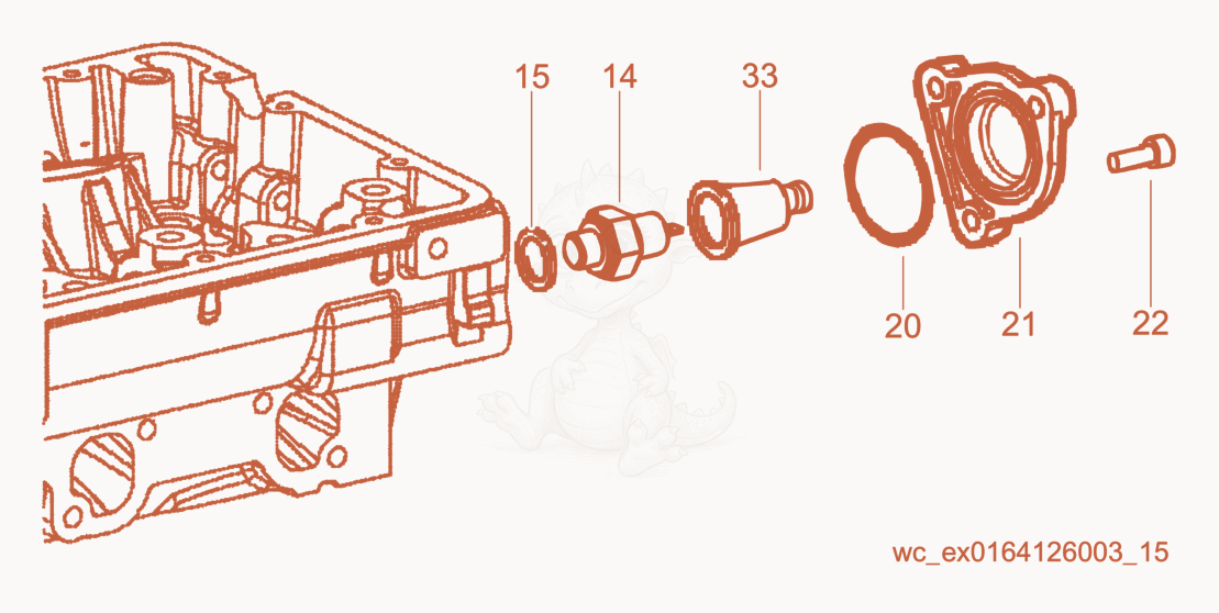 Exploded parts diagram of the Lubrication System of a Wacker Neuson CRT48-35L, with numbered balloons