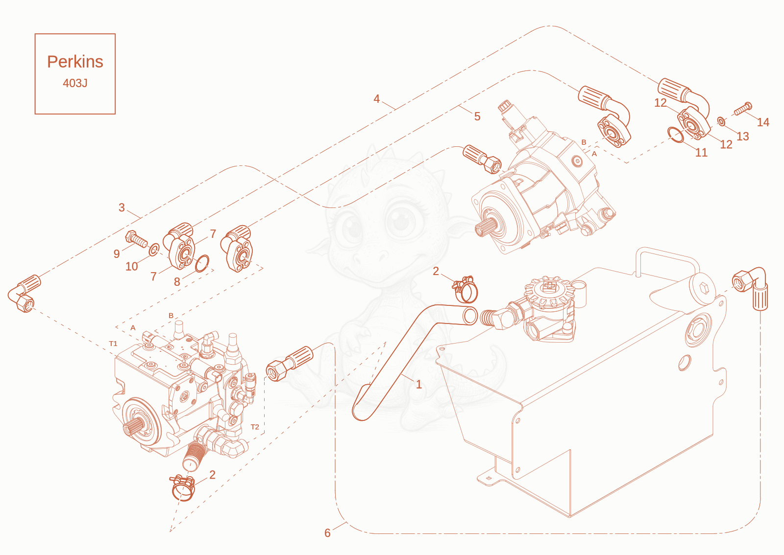 Exploded parts diagram of the TRAVELLING GEAR INSTALLATION Rops (Opt) of a Wacker Neuson DW30-2, with numbered balloons