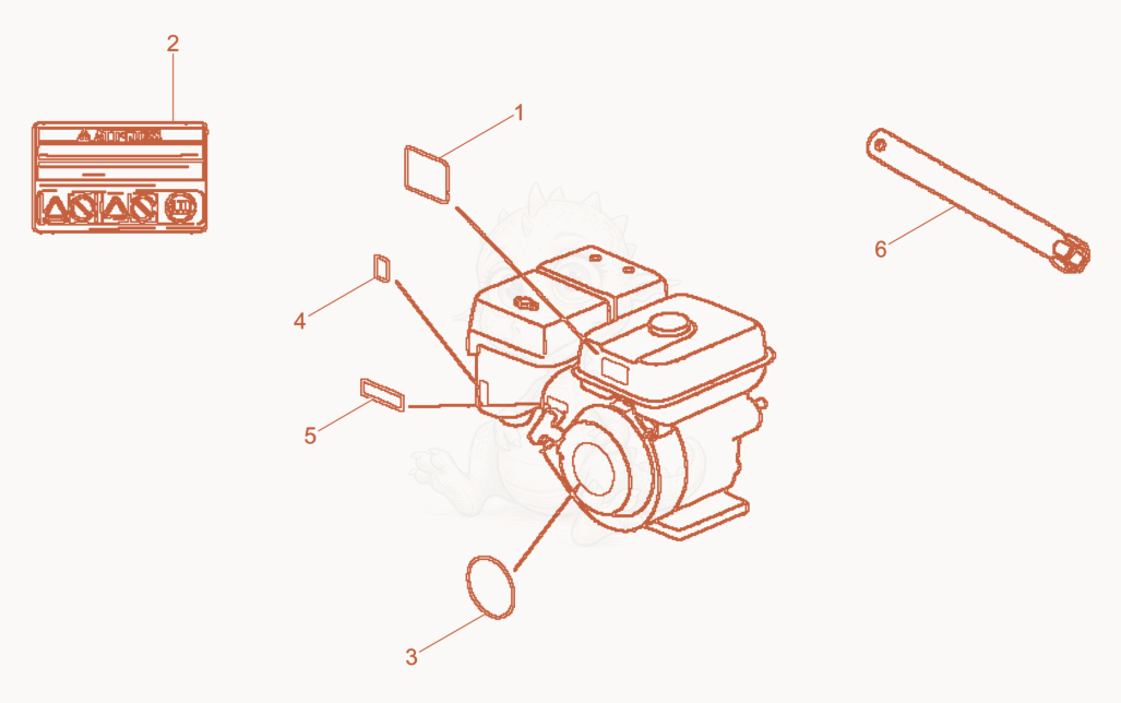 Exploded parts diagram of the Labels of a Wacker Neuson BPU3545AUS, with numbered balloons