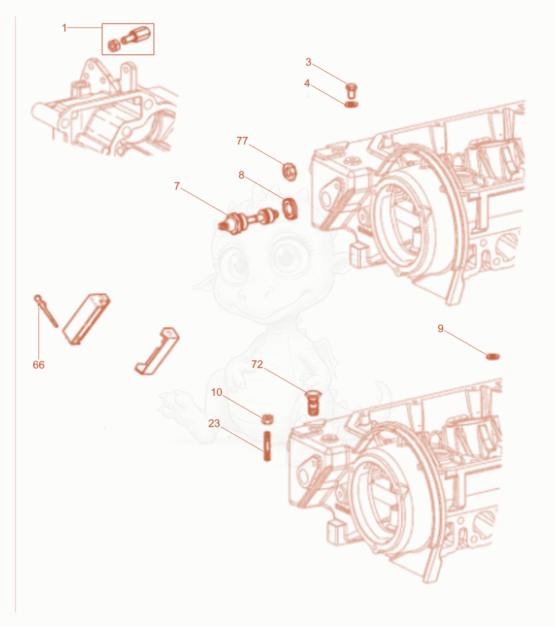 Exploded parts diagram of the Steering of a Wacker Neuson DPU110LEC970US, with numbered balloons